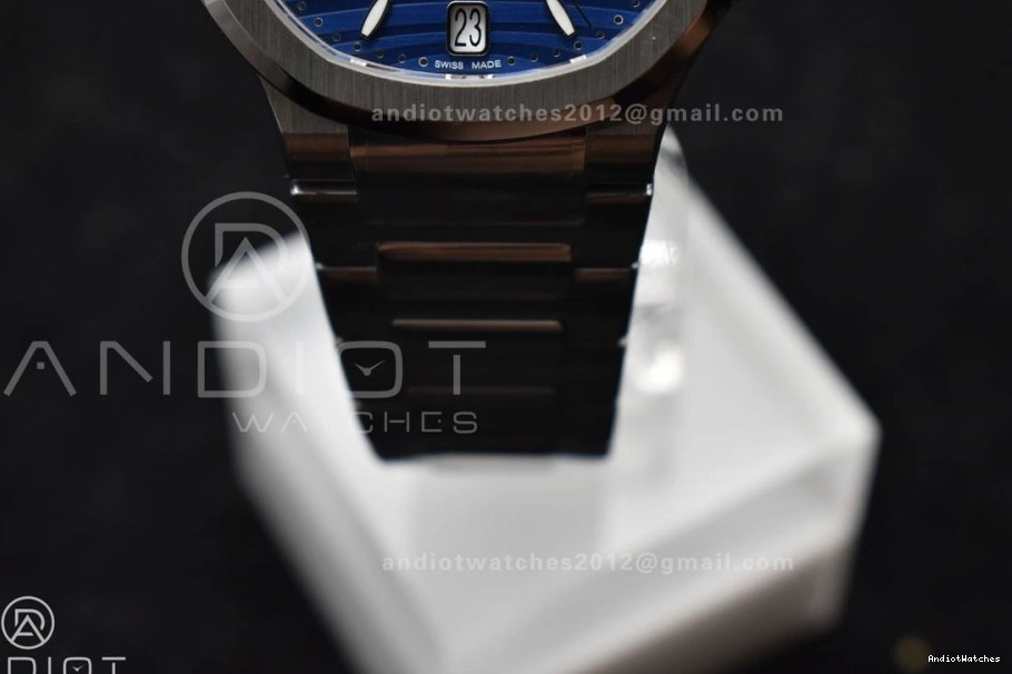 Best Blue Clone 7118 3KF Bracelet 915 V Edition on SS Dial 1:1 Flexible Super Textured Nautilus A324 0817